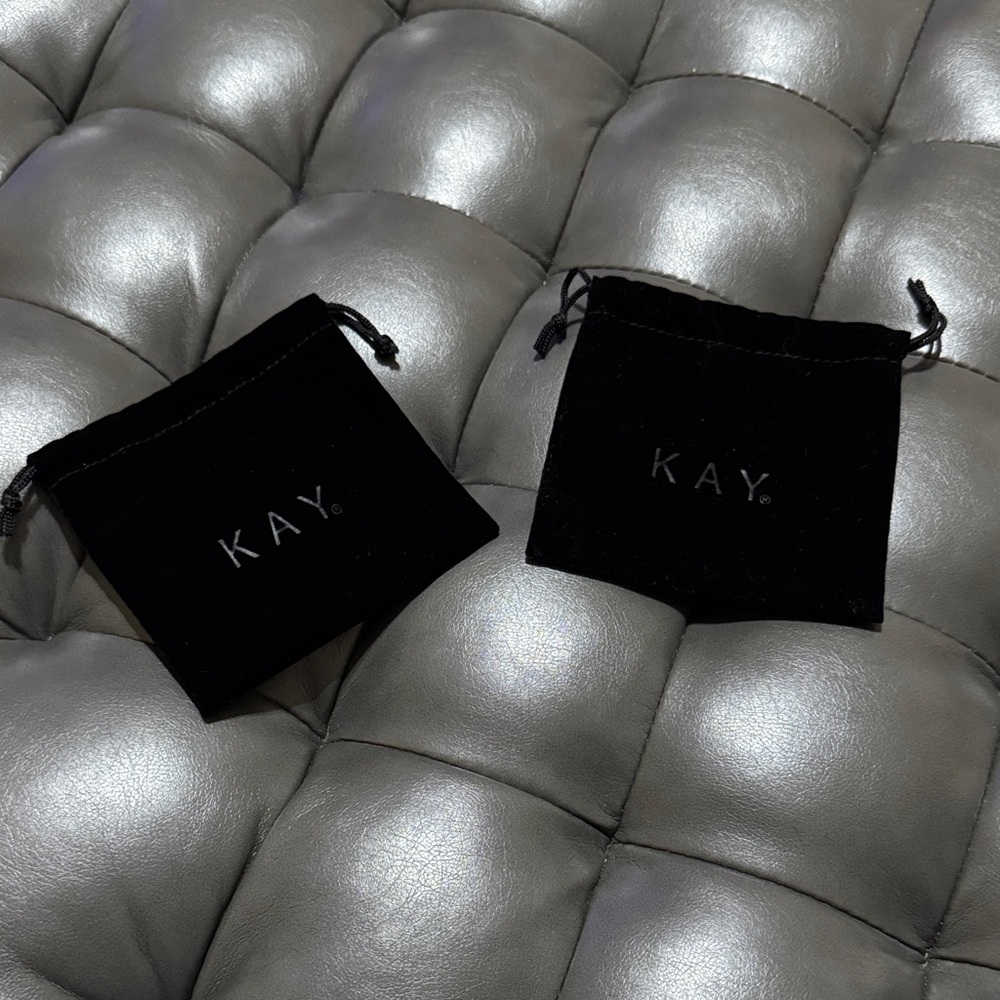 KAY Black Velvet Jewelry Pouches